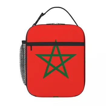 Флаг Марокко, сумка для ланча, сумка для пикника, детский ланч-бокс, сумки для ланча для женщин