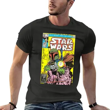 Футболка с комиксами Бобы Фетта, изготовленная на заказ мужская одежда, уличная одежда с коротким рукавом, футболка большого размера