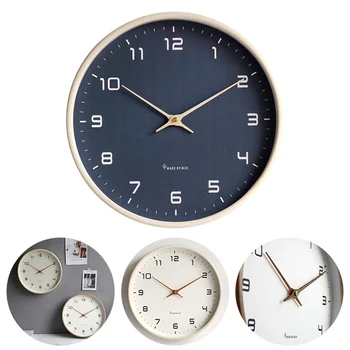 Часы С Домашним Декором, Бесшумный Дизайн Гостиной, Креативный Настенный Механизм, Деревянные Бесшумные Простые Современные Часы Для Скандинавии